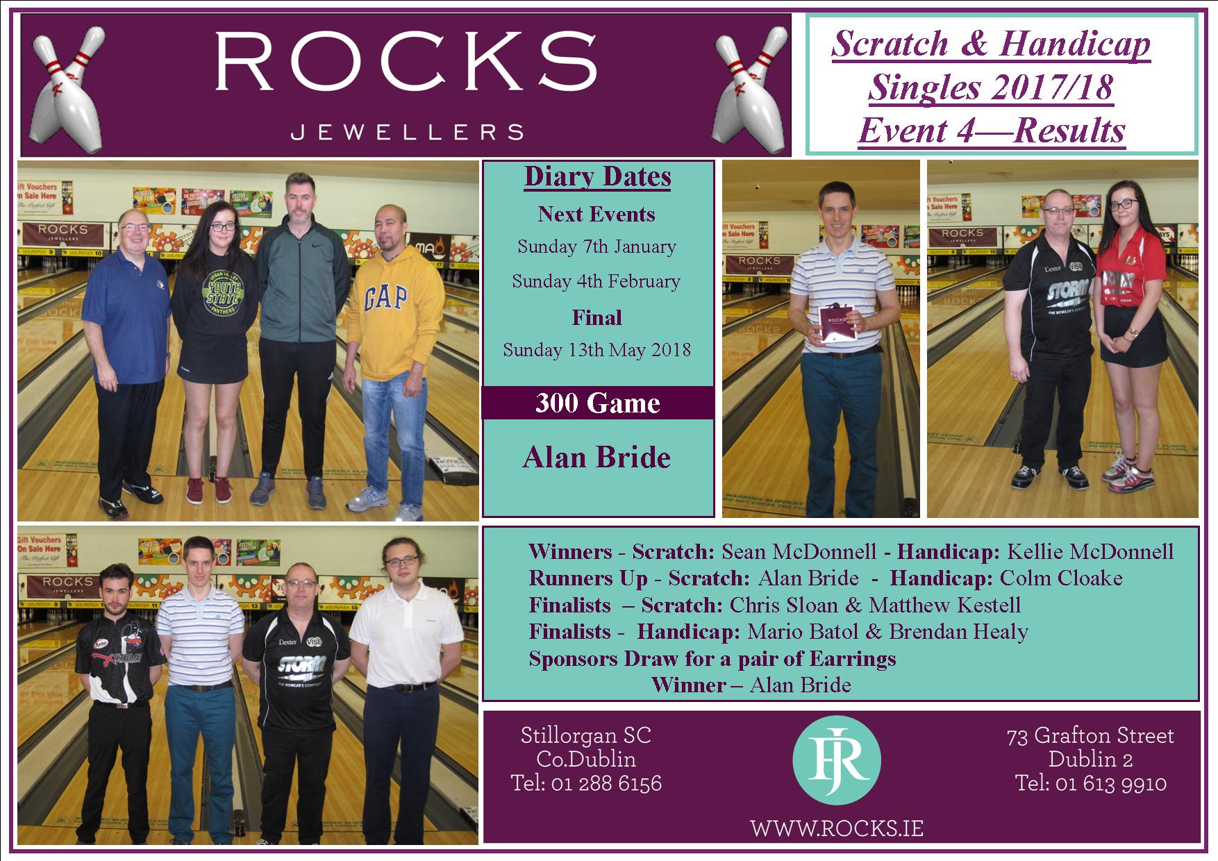 Rocks 2017-2018 Event 4 Winners